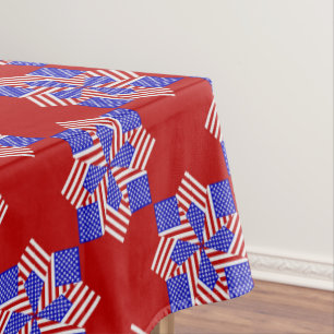 Mantel EE.UU. FLAG-TEABAG FOLDING S9R-52x70 TABLECLOTH