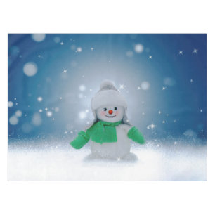 Mantel El adorable personaje de muñeco de nieve de Navida
