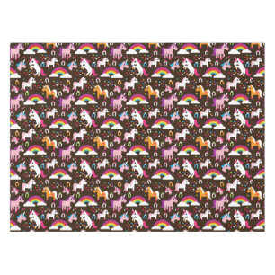 Mantel el arco iris del unicornio embroma el caballo del