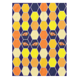 Mantel El arte dibujado a mano de pez globo