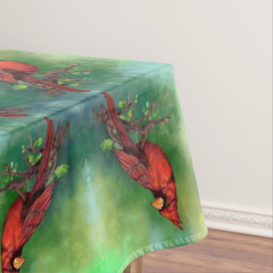 Mantel El cardenal rojo del norte Tablecloth