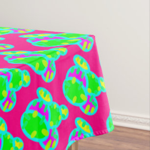 Mantel El color rosa más brillante amarillo rojo adornado
