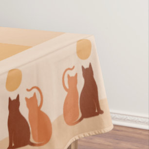 Mantel El desierto de Boho Cats Sunset