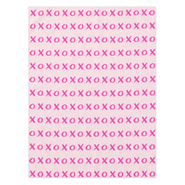 Mantel El día de San Valentín rosa XOXO