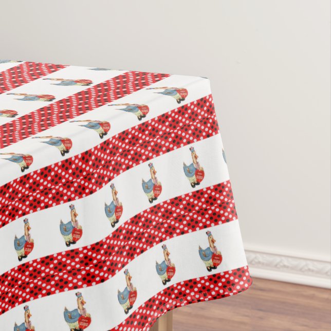 Mantel El día de San Valentín Tablecloth Duck (In Situ)
