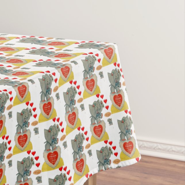 Mantel El día de San Valentín Tablecloth Elephant (In Situ)