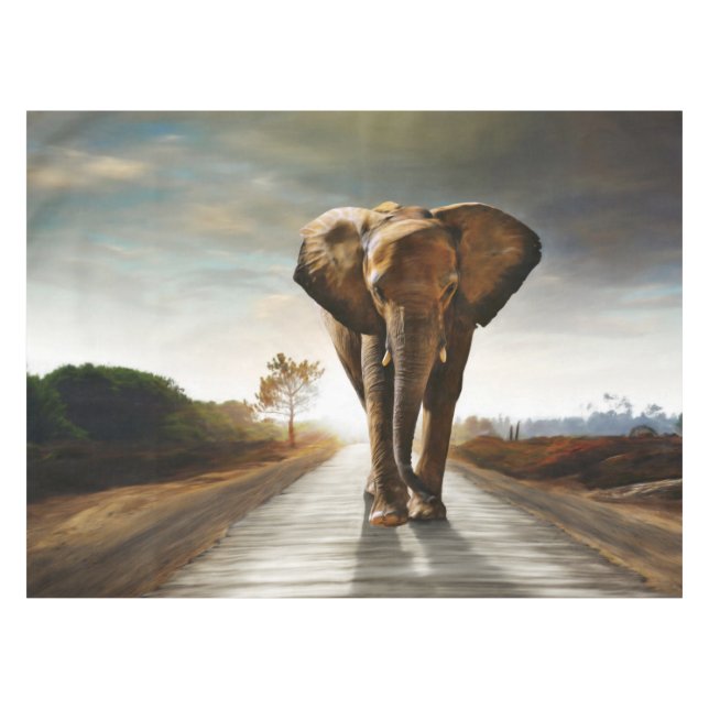 Mantel El elefante (Frente (Horizontal))