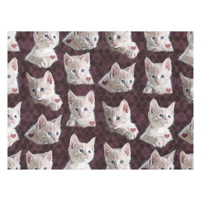 Mantel El gato del gatito hace frente al modelo con (Frente (Horizontal))