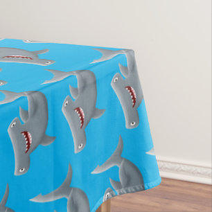 Mantel El gracioso tiburón martillo personalizado