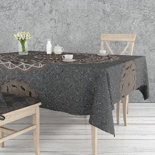 Mantel El khaki crocodylus porosus mandala ducha curtai