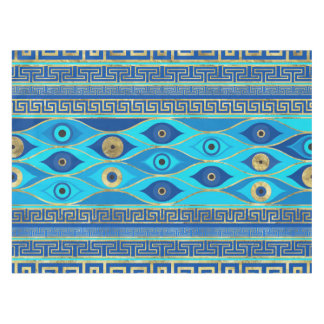 Mantel El ojo del mal griego y el adorno de la clave grie