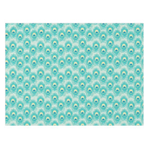 Mantel El pavo real empluma el modelo