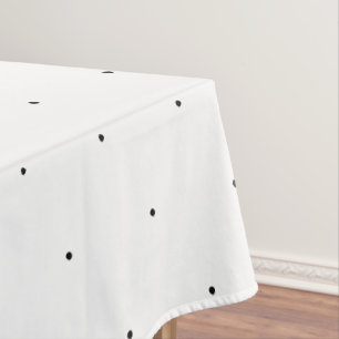 Mantel El pequeño polka blanco blanco blanco lindo pega