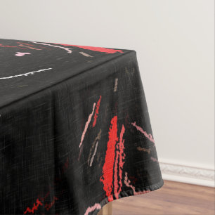 Mantel El rojo salpica, el arte abstracto, pintura en