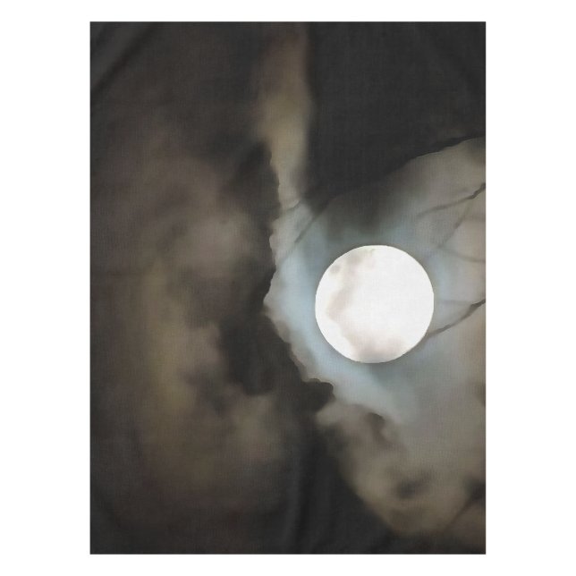 Mantel El solsticio de invierno la luna el arte celeste (Anverso)