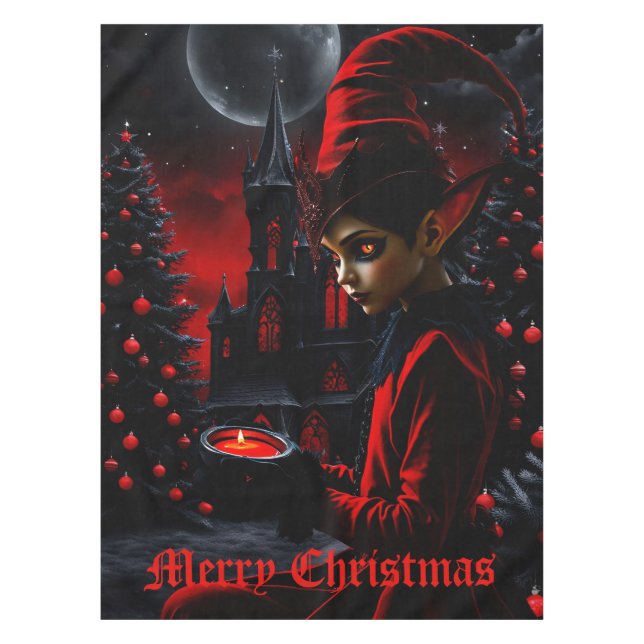 Mantel El tiempo de los navidades oscuros. (Anverso)