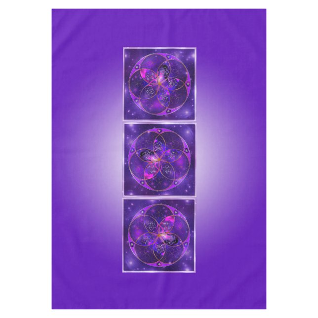 Mantel El universo violeta de Venusblume + tus ideas (Anverso)