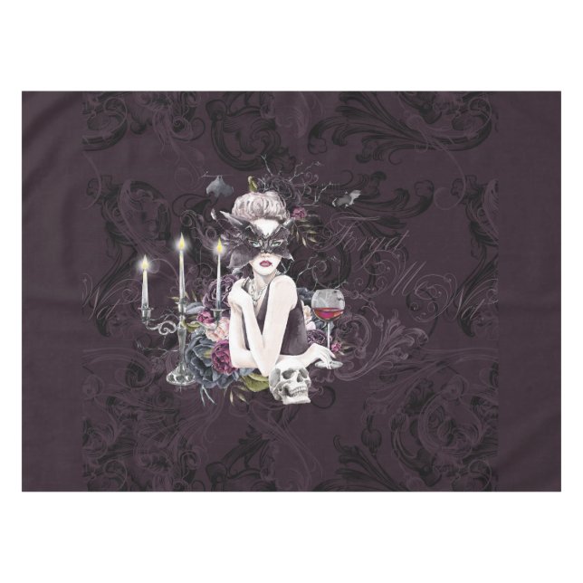 Mantel El vampiro | Moody Gothic Vampy Glam Pale Piel (Frente (Horizontal))