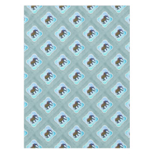 Mantel Elefante azul Boho