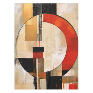 Mantel Elegancia celestial: exploración abstracta en Beig