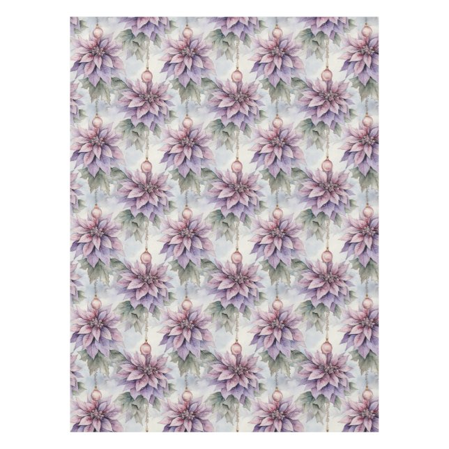 Mantel Elegancia morada y dorada (Anverso)