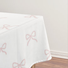 Elegant Girly Pink Bow Pattern Spring Summer Chic