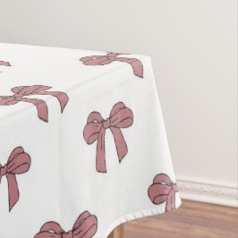 Mantel Elegant Girly Pink Bow Pattern Spring Summer Chic