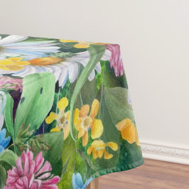 Mantel Elegante acuarela estampado floral