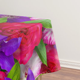 Mantel Elegante acuarela estampado floral