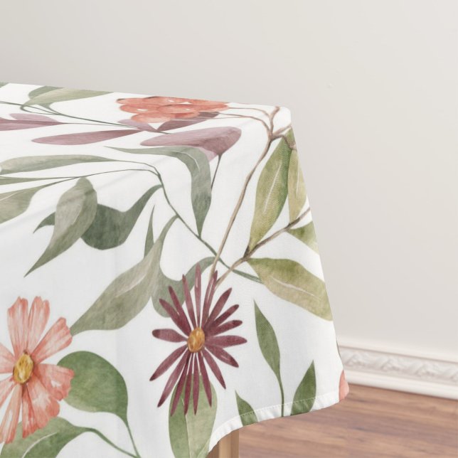 Mantel Elegante acuarela estampado floral (Subido por el creador)