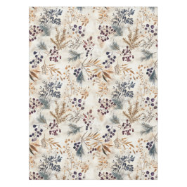 Mantel Elegante acuarela Floral Rojo, Oro, Verde, Púrpura