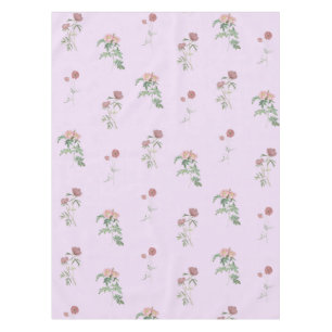 Mantel Elegante Boho Vintage Patrón Floral Púrpura Primav