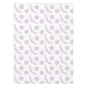 Mantel Elegante Boho Vintage Patrón Floral Púrpura Primav