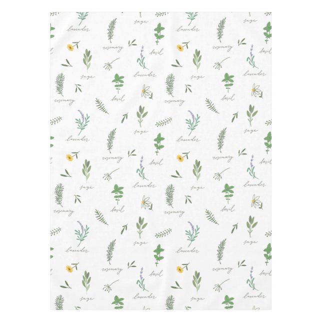 Mantel Elegante cocina botánica (Anverso)