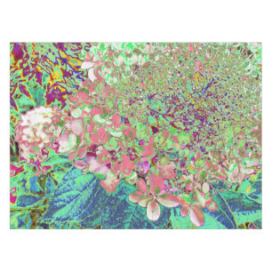 Mantel Elegante Coral y Chartreuse Limelight Hydrangea