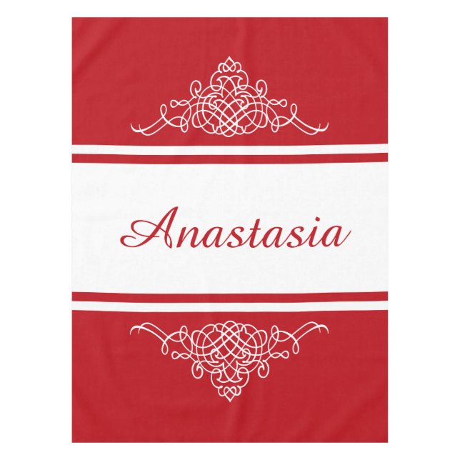 Mantel Elegante diseño floral (Anverso)