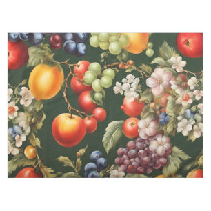 Mantel Elegante diseño italiano con frutas y flores