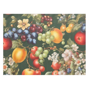 Mantel Elegante diseño italiano con frutas y flores