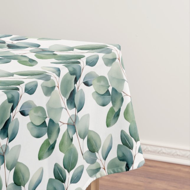 Mantel Elegante Eucalyptus deja a la corredora de mesa de (In Situ)
