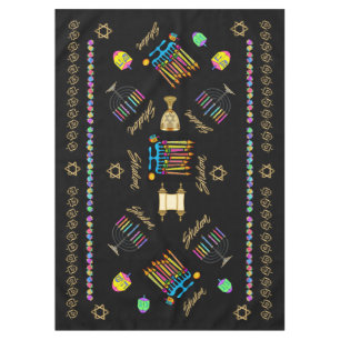 Mantel Elegante Hanukkah Chanukah Tablecover Tablecloth