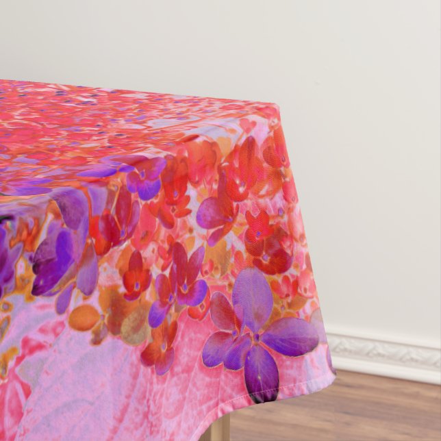 Mantel Elegante morado y Naranja Limelight Hydrangea (In Situ)