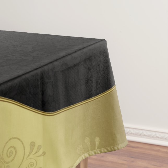 Mantel Elegante negro y oro (In Situ)