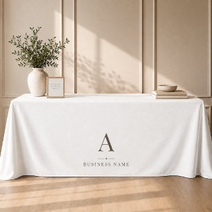Mantel Elegante pancarta de mesa de marca comercial