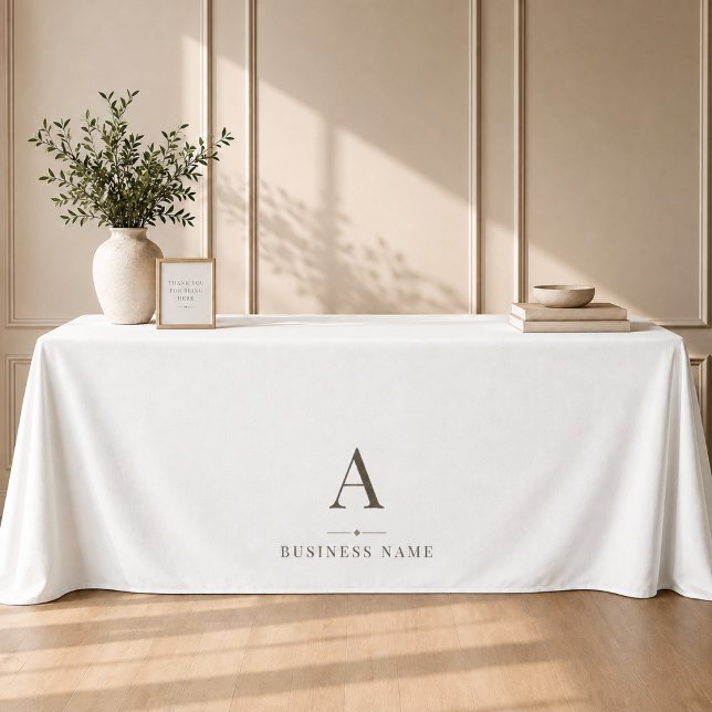 Mantel Elegante pancarta de mesa de marca comercial (Subido por el creador)