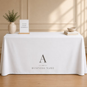 Mantel Elegante pancarta de mesa para negocios
