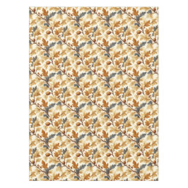 Mantel Elegante patrón de caída de roble y pinecone