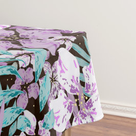 Mantel Elegante patrón decorativo floral acuarela 