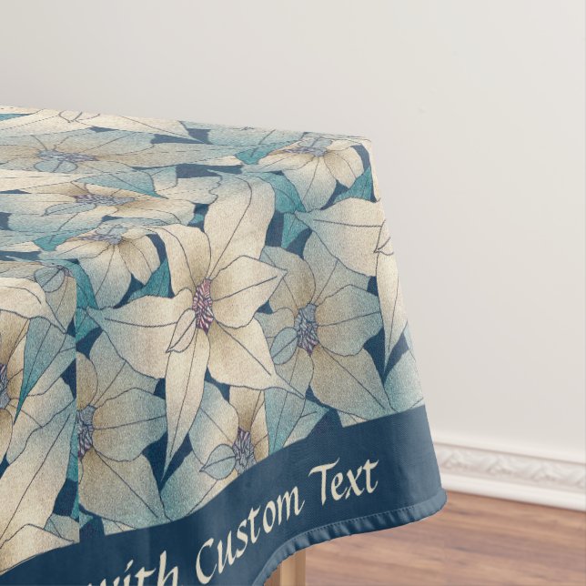 Mantel Elegante Patrón Floral Hermosas Flores Románticas (In Situ)