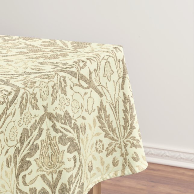 Mantel Elegante patrón floral Sepia Tan (In Situ)