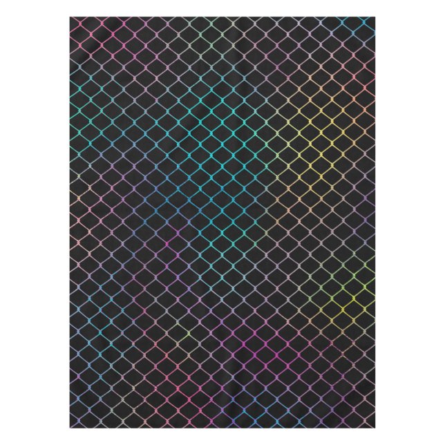 Mantel Elegante patrón moderno de cadena de cercas colori (Anverso)